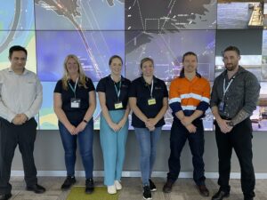 Amanda, Megan and Karleigh meeting with Pilbara Port Authority